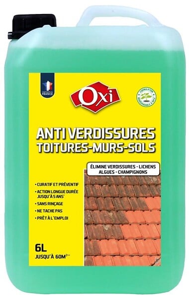 CENTRALE BRICO - Traitement anti-dépots verts façade OXYTOL, 6 L Le glouton - large