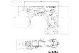 METABO - Marteau perfo burineur 18 V  METABO - KH 18 LTX 24 - SDS Plus 60171284 coffret MetaBOX (vendu sans batterie) - vignette