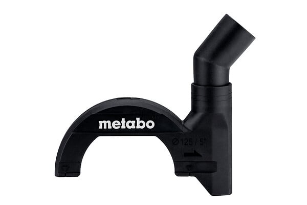 METABO - Capot d'aspiration tronçonnage CED 125 Clip pour meuleuse - large