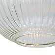 C-CREATION - Suspension Chambret - Verre strié - Transparent - 7W - vignette