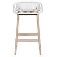 HOME SIGHT - Lot de 2 chaises de bar Homesight - Blanc - vignette