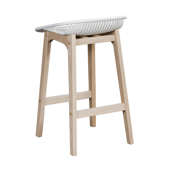 HOME SIGHT - Lot de 2 chaises de bar Homesight - Blanc - large