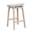 HOME SIGHT - Lot de 2 chaises de bar Homesight - Blanc - vignette
