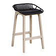 HOME SIGHT - Lot de 2 chaises de bar Homesight - Noir - vignette