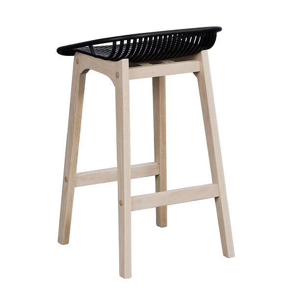 HOME SIGHT - Lot de 2 chaises de bar Homesight - Noir - large