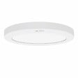 ARIC - Spot à fixer ou à encastrer réglable Sensor led intégrée, rond blanc, Diam.16.5 cm - vignette