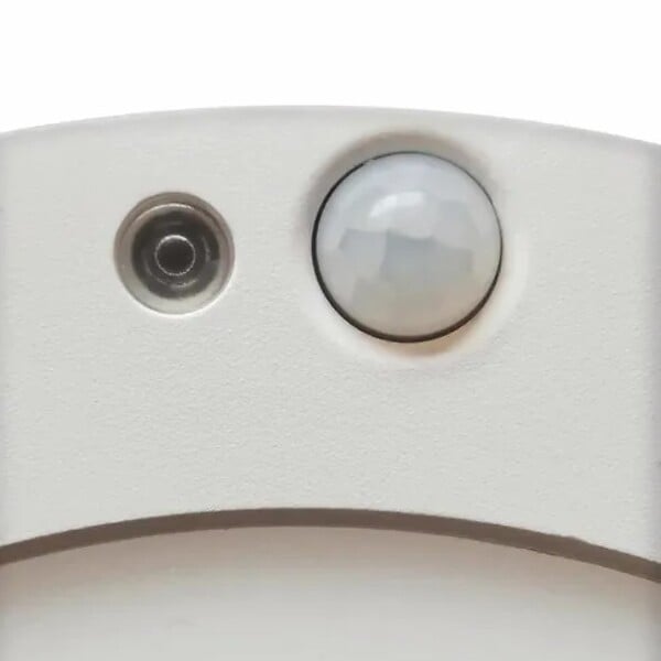 ARIC - Spot à fixer ou à encastrer réglable Sensor led intégrée, rond blanc, Diam.16.5 cm - large