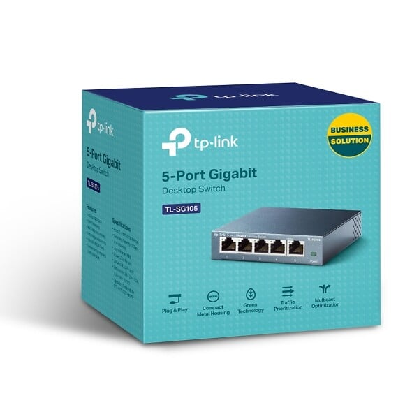 CENTRALE BRICO - Switch RJ45 5 ports 10/100/1000 Mbps TPLINK - large