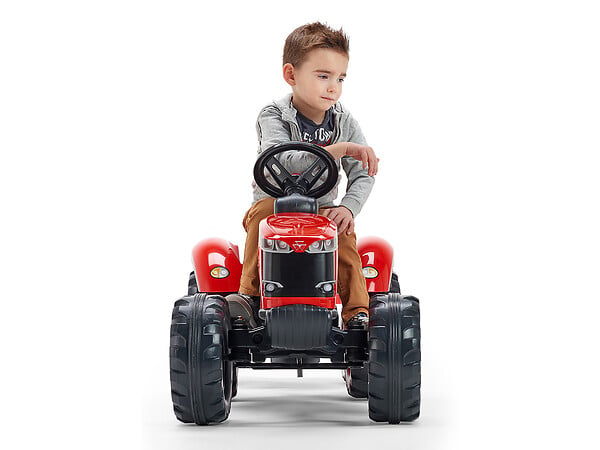 FALK - Tracteur enfant Massey Ferguson avec remorque 3 à 7 ans - Falk - large
