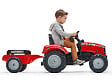FALK - Tracteur enfant Massey Ferguson avec remorque 3 à 7 ans - Falk - vignette