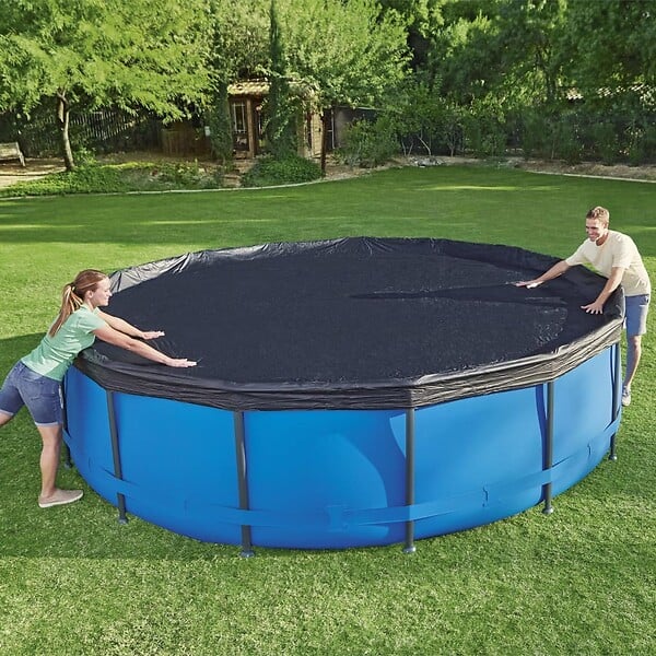 BESTWAY - Bâche pour piscine tubulaire Bestway pour piscine Ø 4,57 m - large