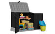 KETER - Coffre de jardin Itout midi gris clair  noir - 845 L - vignette