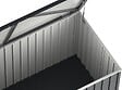 DURAMAX - Coffre de rangement métal 1,27m² - 1,74 x 0,73 m - Anthracite - vignette