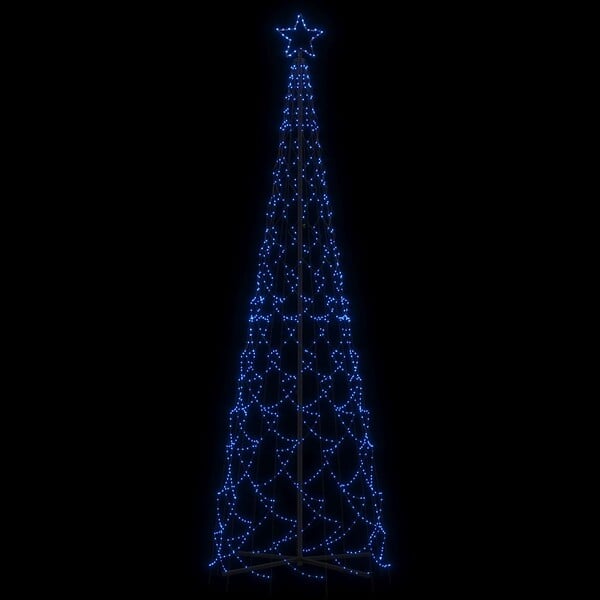 VIDAXL - vidaXL Arbre de Noël cône 500 LED Bleues 100x300 cm - large