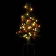 VIDAXL - vidaXL Arbre de Noël artificiel pré-éclairé d'allée 2 pcs 76 cm PVC - vignette