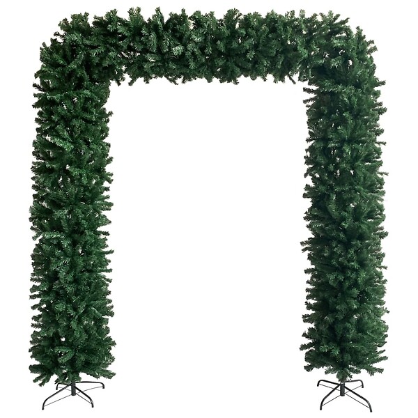 VIDAXL - vidaXL Arche d'arbre de Noël Vert 240 cm - large
