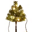 VIDAXL - vidaXL Arbres d'allée de Noël 6 pcs avec LED blanc chaud 45 cm PVC - vignette