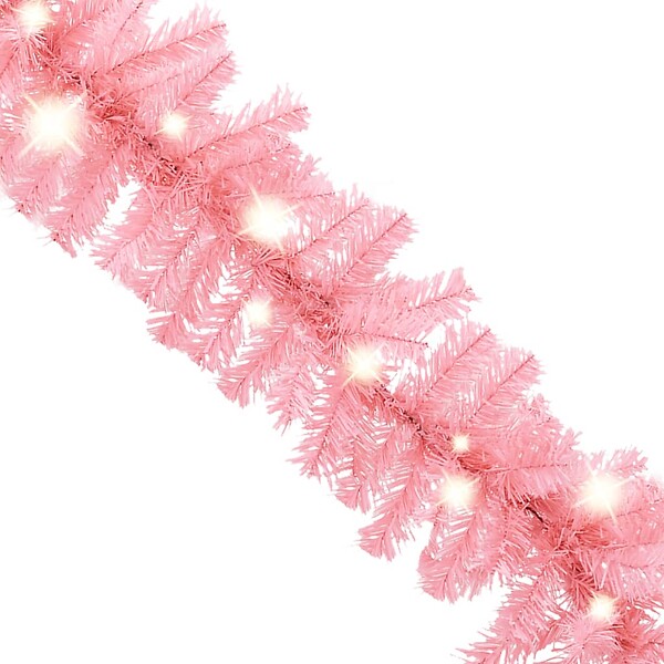 VIDAXL - vidaXL Guirlande de Noël avec lumières LED 20 m Rose - large
