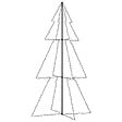 VIDAXL - vidaXL Arbre de Noël cône 300 LED d'intérieur/d'extérieur 120x220 cm - vignette