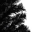 VIDAXL - vidaXL Arbre de Noël artificiel pré-éclairé et boules noir 120 cm PVC - vignette