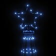 VIDAXL - vidaXL Sapin de Noël avec piquet 732 LED Bleues 500 cm - vignette