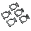 JARDIBRIC - 5 Colliers PVC Avec Clips JARDIBRIC Diamètre 32 - vignette
