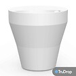 CENTRALE BRICO - Pot rond blanc Rim de 56 cm avec TruDrop One - vignette