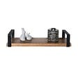 CENTRALE BRICO - Equerre Style industriel en acier mat noir, H.10.6 x P.21 cm - vignette