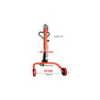 STOCKMAN - Chariot porte-fût DT250 220L rebord 250kg largeur 610mm Stockman - vignette