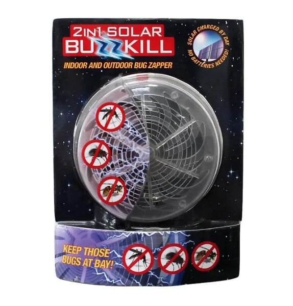 BLOQINSECT - Lampes anti-insectes solaire - BUZZKILL SOLAIRE - Bleu - large
