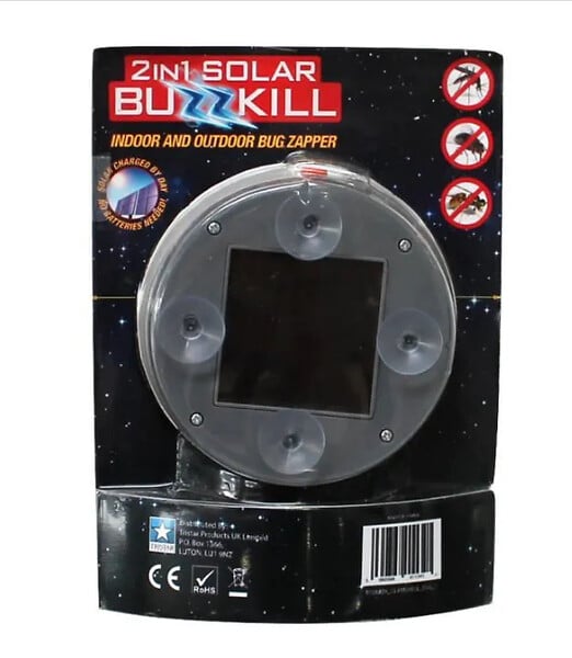BLOQINSECT - Lampes anti-insectes solaire - BUZZKILL SOLAIRE - Bleu - large