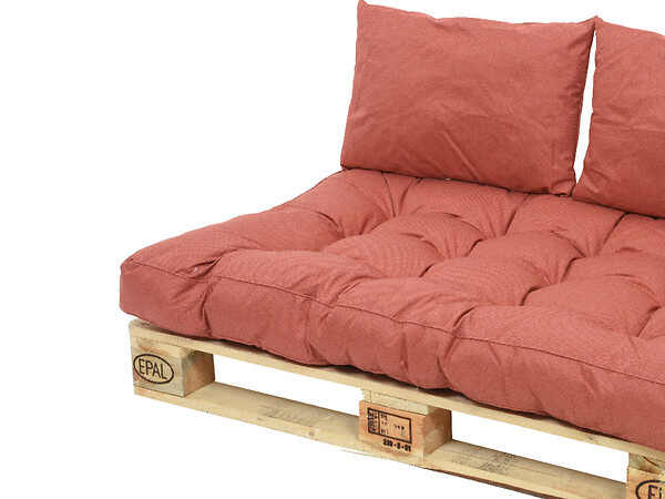 JARDIDECO - Ensemble coussin d'extérieur palette rouille - Jardideco - large