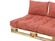 JARDIDECO - Ensemble coussin d'extérieur palette rouille - Jardideco - vignette