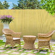 VOUNOT - Canisse PVC brise vue renforce avec attaches de fixation 90x300cm beige - vignette