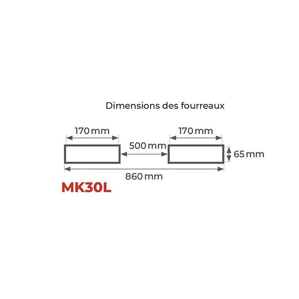 STOCKMAN - Potence MK30L pour chariot élévateur 3000kg Stockman - large