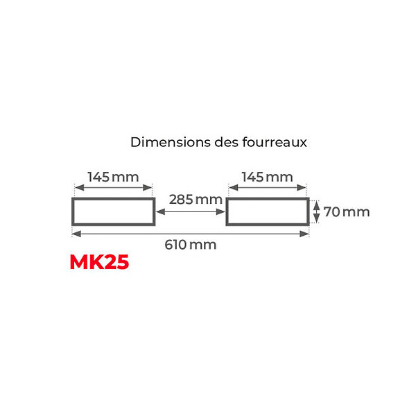 STOCKMAN - Potence MK25 pour chariot élévateur 2500kg Stockman - large