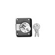 VACHETTE - Serrure V135 50x25mm droite cylindrique diamètre 20mm longueur 30mm poli 2 clés - VACHETTE - 11710000 - vignette