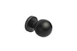 HERACLES - Bouton de porte JADE BP02 diamètre 55mm noir mat - HERACLES - B-INOX-BP02N - vignette