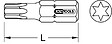 KS TOOLS - KSTOOLS - Embout de vissage torx 25 - Entrainement 10mm - L30mm - 930.2025 - vignette