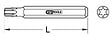 KS TOOLS - KSTOOLS - Embout de vissage torx 10 - Entrainement 10mm - L75 mm - 975.2010 - vignette