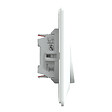 SCHNEIDER ELECTRIC - Ovalis - Monobloc - Double va et vient - 10AX - Blanc - vignette