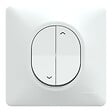 SCHNEIDER ELECTRIC - Ovalis - Monobloc - Interrupteur 2 boutons pour volet roulant- 6AX - B - vignette
