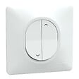 SCHNEIDER ELECTRIC - Ovalis - Monobloc - Interrupteur 2 boutons pour volet roulant- 6AX - B - vignette