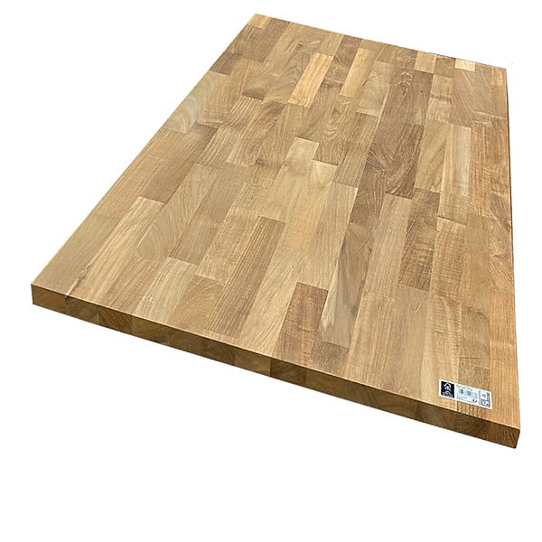 FORESTEA - Panneau teck massif lamellé collé abouté 2410 x 1210 x 18 mm - FSC 100% - large