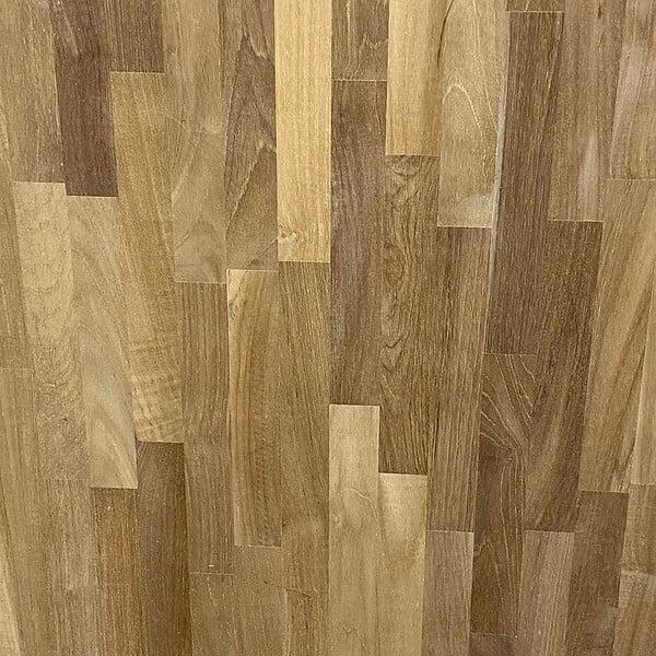FORESTEA - Panneau teck massif lamellé collé abouté 2410 x 1210 x 18 mm - FSC 100% - large
