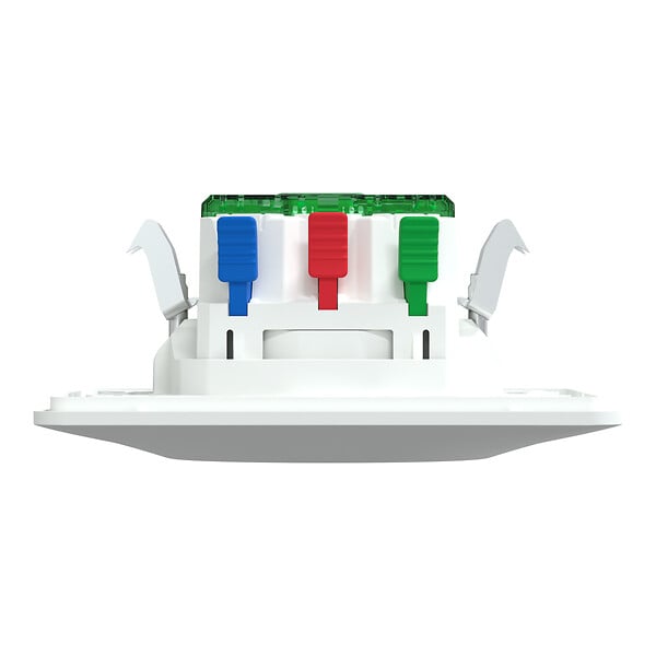 SCHNEIDER ELECTRIC - Prise combinée Ovalis 2P+T USB-C Blanc - griffes - large