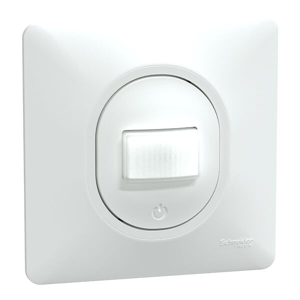 SCHNEIDER ELECTRIC - Ovalis Monobloc Détecteur de présence et de mouvement Blanc - large