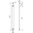 DELABIE - Panneau de douche temporisé adapté PMR SPORTING 2 Delabie  714700 - vignette