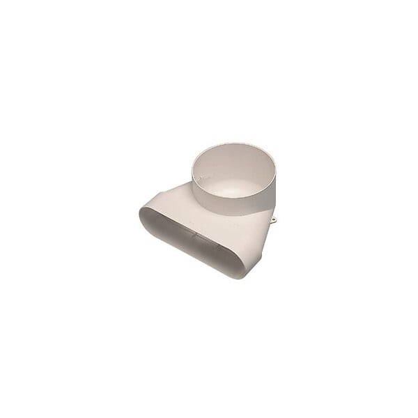 ALDES - Coude mixte Minigaine pour conduits rigides PVC - 60 x 200mm - ø125mm - large