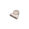 ALDES - Coude mixte Minigaine pour conduits rigides PVC - 60 x 200mm - ø125mm - vignette